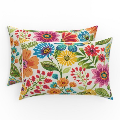 Gregoire Prima 2pc Outdoor Throw Pillows Blue - Pillow Perfect