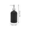 Unique Bargains Reusable Cylinder Frosted Soap Dispenser 1 Pc - 4 of 4