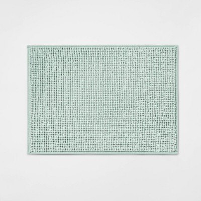 17"x24" Everyday Chenille Bath Rug White - Room Essentials™ : Target