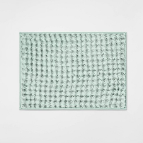 17x24 Everyday Chenille Bath Rug Mint - Room Essentials™ : Target