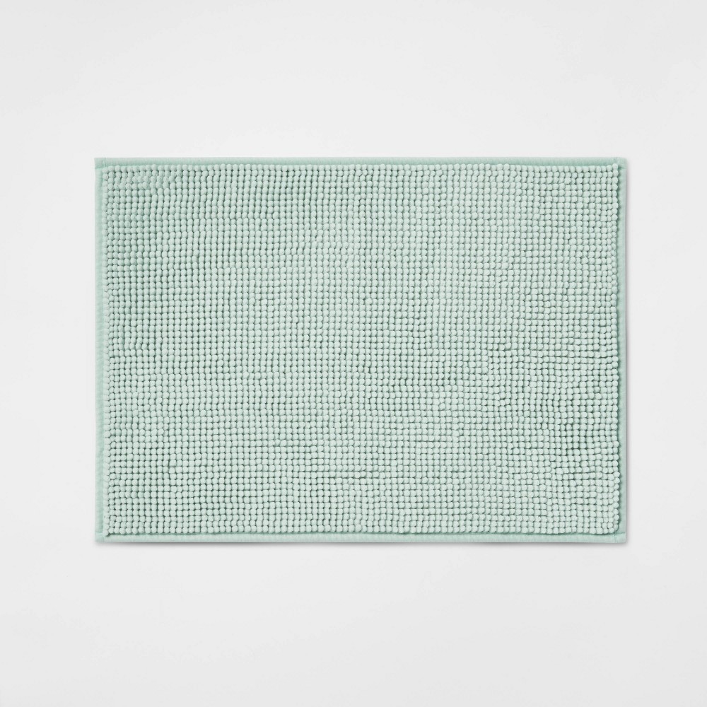17inx24in Everyday Chenille Bath Rug Mint - Room Essentials™