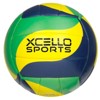 Xcello Sports Volleyball Asst. Graphics w/ Pump Green/Navy/Yellow, Blue/Yellow/White (Pack of 6) - 2 of 4