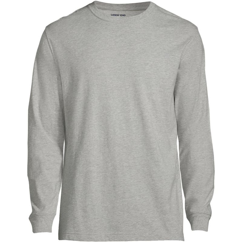 Lands' End School Uniform Men's Long Sleeve Essential T-shirt, 1 of 4