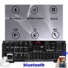 GOTGELIF 2-Channel 2000W 5.0 Bluetooth 4-Mic Input Home Stereo Amplifier Receiver - 3 of 4