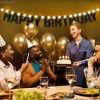 KatchOn, Glitter Black Happy Birthday Banner Light Up - Prestrung, 10 Feet | Black Happy Birthday Led Sign - 3 of 4