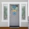 Big Dot of Happiness Happy Hanukkah - Hanging Porch Chanukah Holiday Party Outdoor Decorations - Front Door Decor - 3 Piece Sign - 2 of 4
