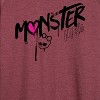 Women's - Monster High - Graffiti Logo Lightweight French Terry Wide Neck Long Sleeve Shirt - 2 of 4