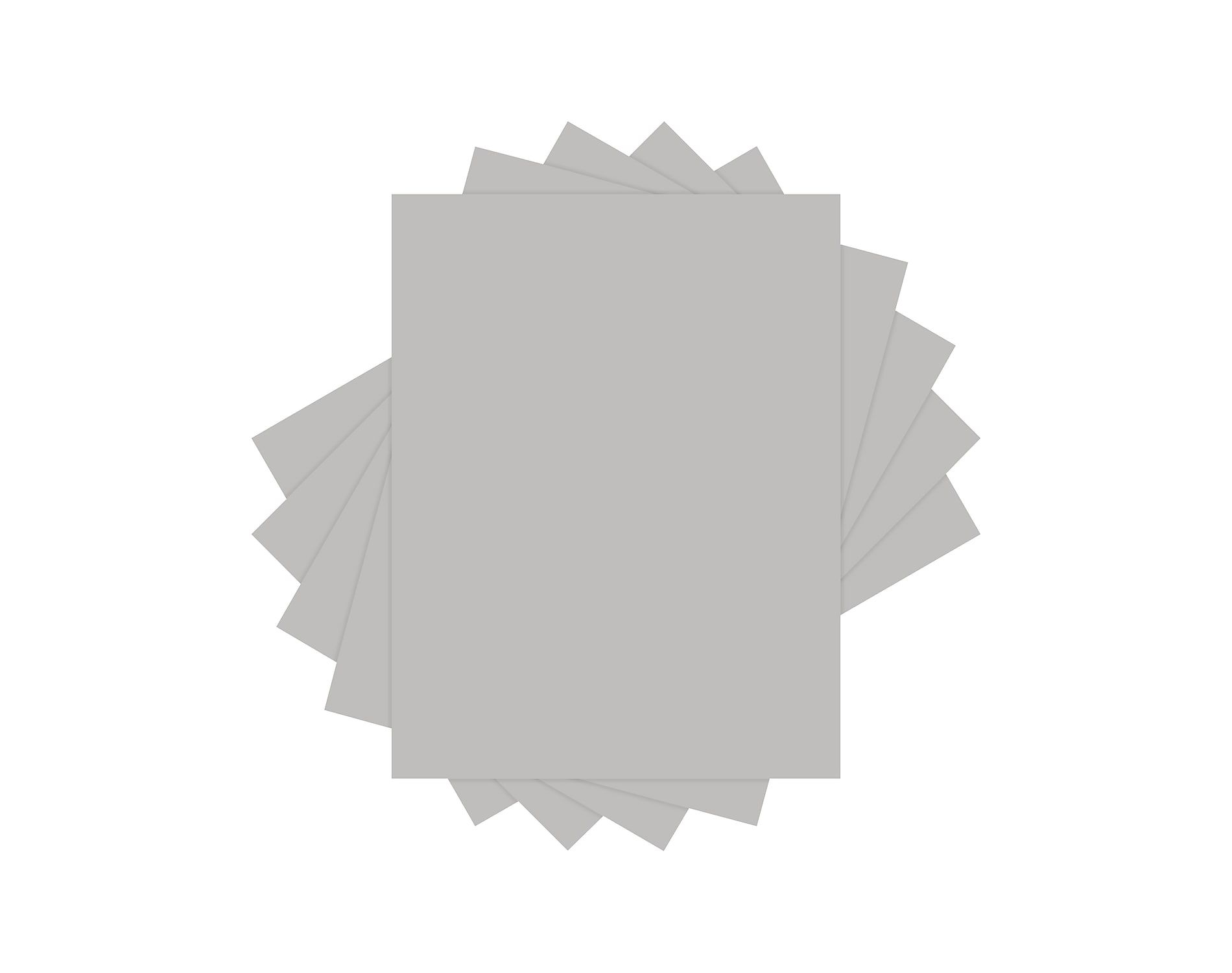 Lettermark Colors 30% Recycled Colored Paper 20 lbs. 8.5" x 11" Gray 500 Sheets/Ream (94302)