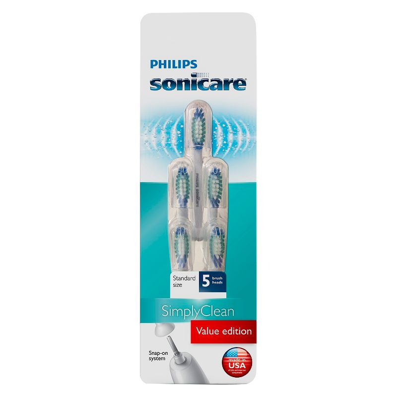 Philips Sonicare SimplyClean Replacement Electric Toothbrush Head, 1 of 6