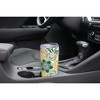 Elanze Designs 20 oz Stainless Steel On the Go Insulated Travel Tumbler With Push Top Lid, Floral Mosaic White - image 3 of 4