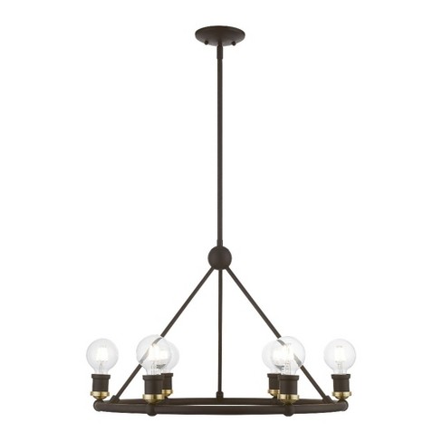 Livex Lighting Lansdale 6 - Light Chandelier in  Bronze/Antique Brass - image 1 of 4