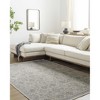 Hauteloom Margaret Damask Beige & Blue Washable Area Rug - 3 of 4