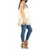 Women's Lace & Fringe Embroidered Sleeveless Dress - Velzera - 2 of 3