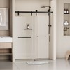 NicBex Shower Door 76" H Frameless Single Sliding Shower Doors, 5/16" (8mm) Thick Tempered Glass with Explosion-proof Film - 4 of 4