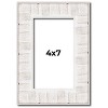 PosterPalooza | Photo Size Sculpted White Picture Frame - UV Acrylic, Foam Board Backing, Hanging Hardware - 2 of 4