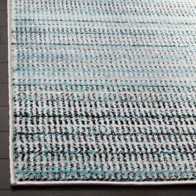 Skyler Contemporary Blue-Grey Synthetic 2' x 4' Easy-Care Rug