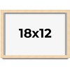 PosterPalooza | Classic Modern Yellow Picture Frame - UV Acrylic, Backing Board, Hanging Hardware Included - 2 of 4