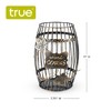 True Display Wine Kitchen, Barrel Cage Holder Collector Decorative Vino Cork Storage Box Container Gift, Set of 1, Brown - 3 of 4