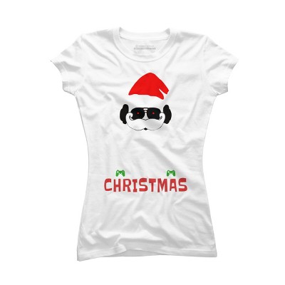 Junior's Design By Humans This Is My Christmas Pajama Shirt Gamer Video Game Santa By TELO213 T-Shirt