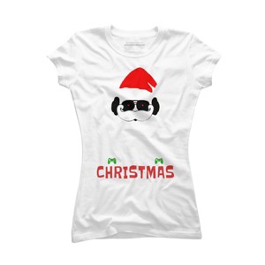 Junior's Design By Humans This Is My Christmas Pajama Shirt Gamer Video Game Santa By TELO213 T-Shirt - 1 of 3