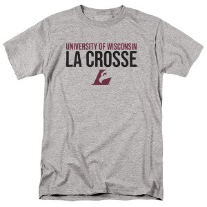 Men's University of Wisconsin La Crosse Official Stacked T-Shirt Stacked - 1 of 4