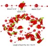 Unique Bargains Wedding Christmas DIY Decorative Artificial Rose Pearl String Beads - 2 of 4