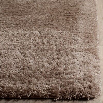 Mushroom Gray 4' x 6' Reversible Shag Area Rug