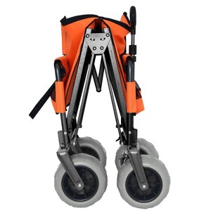 CAVINAS 3-in-1 Folding Wagon Cart with Bench Seat, Shopping Wagon Cart for Camping, Shopping - 1 of 4