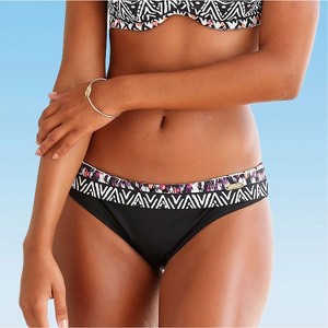 Women's Fold Over Classic Bikini Swimsuit Bottom - LASCANA - 1 of 4