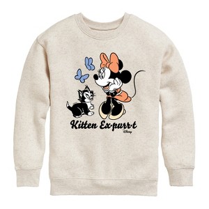 Boys' - Disney - Minnie Mouse Graphic Long Sleeve Fleece Sweatshirt - 1 of 4