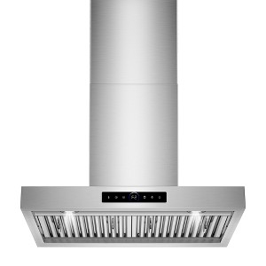RAPSUAR 29-inch Wall Mount Range Hood, 1100 CFM with Smart Gesture & Touch Control - 1 of 4