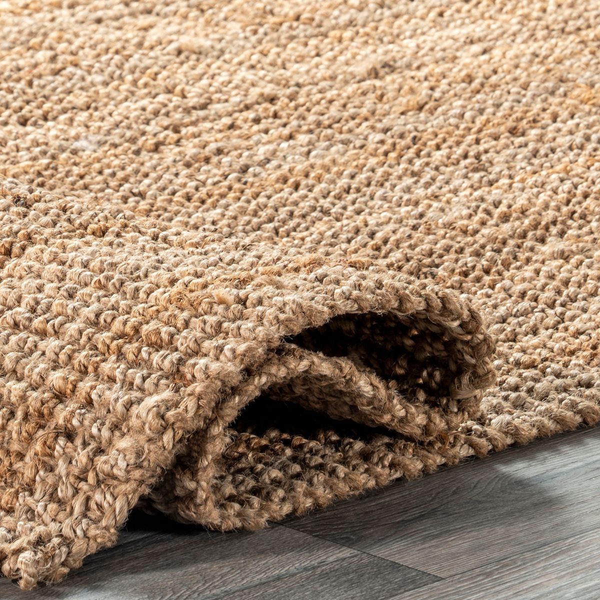 Nuloom Ashli Solid Farmhouse Jute Indoor Area Rug - thumbnail 6