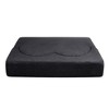 ACEPANO 79 in. W Teddy Bear Fabric Convertible Folding Sofa Bed with Foam Filling for Living Room-Black - 4 of 4