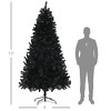 NicBex 9ft Artificial Christmas Tree Hinged Full Tree with 2132 Branch Tips and Steel Base for Decoration - 2 of 4
