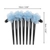 Unique Bargains Women's Frosted Hydrangeas Side Comb 1 Pc - 2 of 4