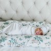 Ely's & Co. Jersey Cotton Spandex Swaddle Blankets 40"x40" with Beanie Gift Set  - 2 of 4