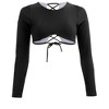 VENUS Womens Lace-Up Rash Guard Top - 4 of 4