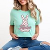 Simply Sage Market Women's Checkered Bunny Mama Short Sleeve Graphic Tee - 2 of 3