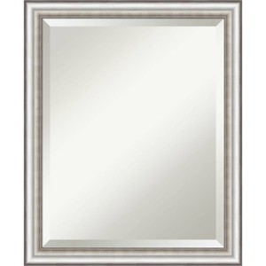 Amanti Art 19"x23" Beveled Salon Silver Narrow Wall Mirror: Vanity, Bathroom, No Assembly Required - 1 of 4