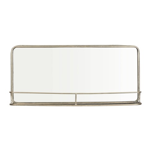 3r studios shelf framed mirror metal silver target
