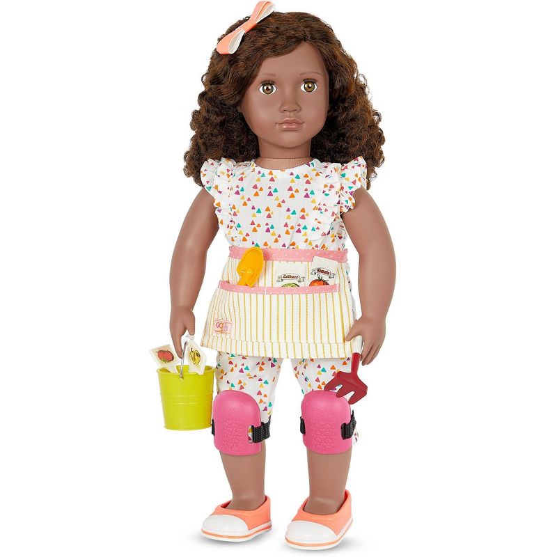 Our Generation Nahla with Storybook &#38; Accessories 18&#34; Posable Gardening Doll, 3 of 10