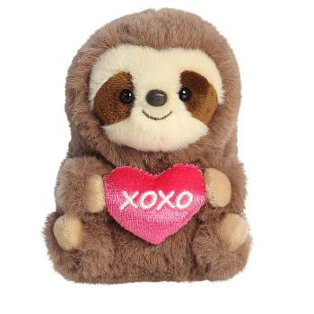 Aurora Rolly Pets 6" Xoxo Sloth Brown Stuffed Animal