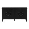 Modern Storage Cabinet with Doors and Wood Legs, Kitchen Furniture with Storage,Sideboard Cabinets for Dining Room or Living Room-Maison Boucle - 4 of 4