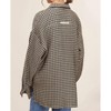 Women's Waffle Textured Oversized Shacket - LA MIEL - 2 of 3