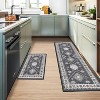 DOMETOUR Kitchen Rug Sets 2 Piece with Runner Non Slip Kitchen Rugs and Mats Washable Kitchen Mats Carpet Runner Rugs for Hallway Laundry - 3 of 4