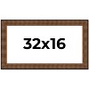 PosterPalooza | Panoramic Museum Black Picture Frame - UV Acrylic, Foam Board Backing, Hanging Hardware - 2 of 4