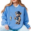 Simply Sage Market Teddy Bear Fisherman Sweatshirt - 2 of 4