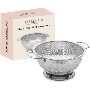 Bellemain 3-Quart Stainless Steel Colander – Durable Kitchen Strainer for Pasta, Fruits, Vegetables & More - 1 of 4