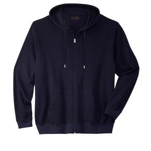 Boulder Creek by KingSize  Thermal Waffle Zip Hoodie - 1 of 4