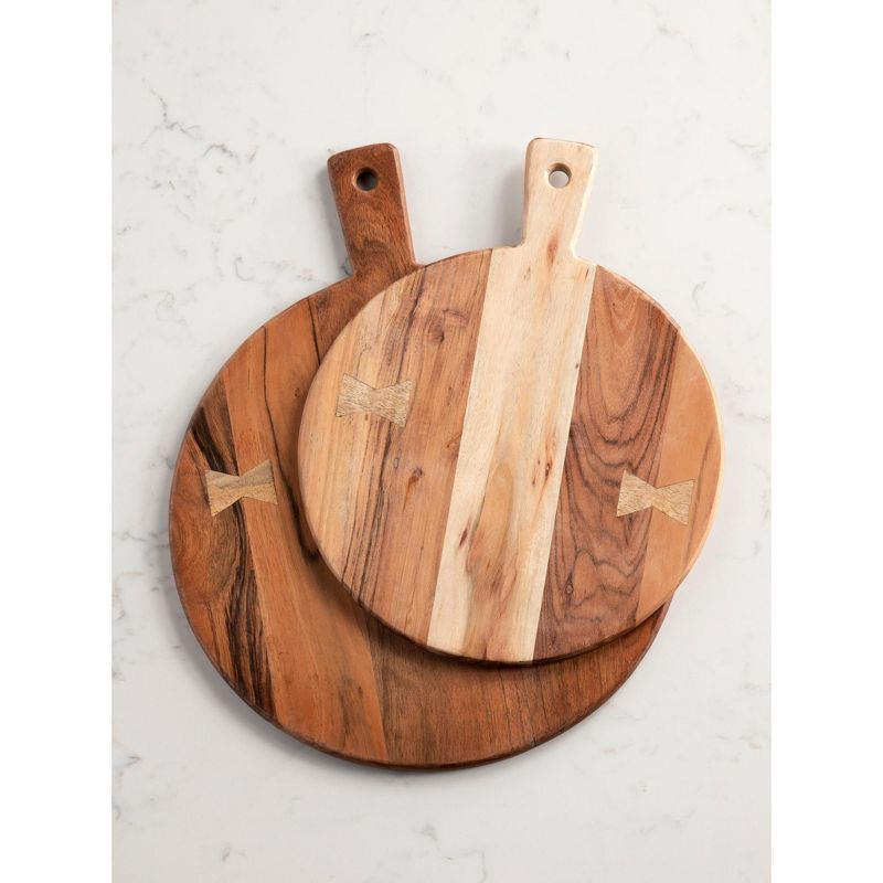 Assorted Set Of 2 Round Montana Cutting Boards - Shiraleah, 2 of 5